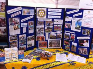 Display Board of various Callander and international Rotary activities